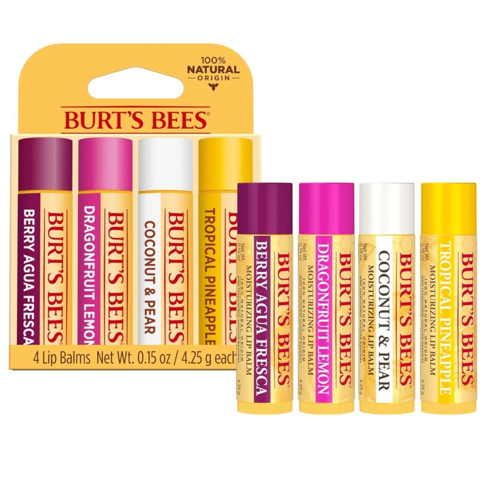 Burt's Bees Lip Balms — Tropical Retreat 4 Pack Set - Picture 16 of 16